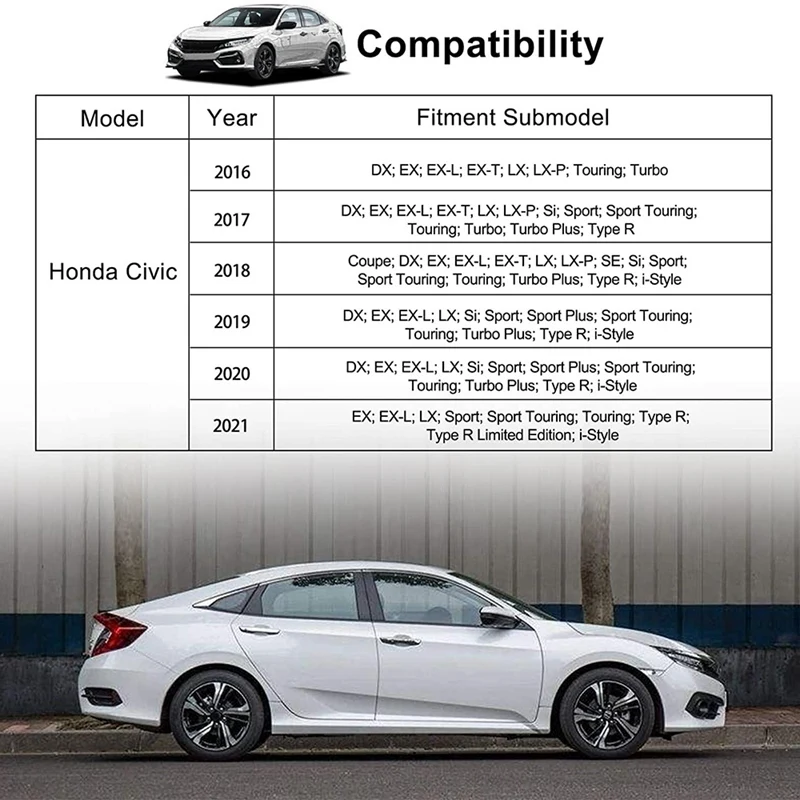 Коробка для хранения центральной консоли аксессуары Honda Civic 10 2021 2020 2019 2018 2017 2016