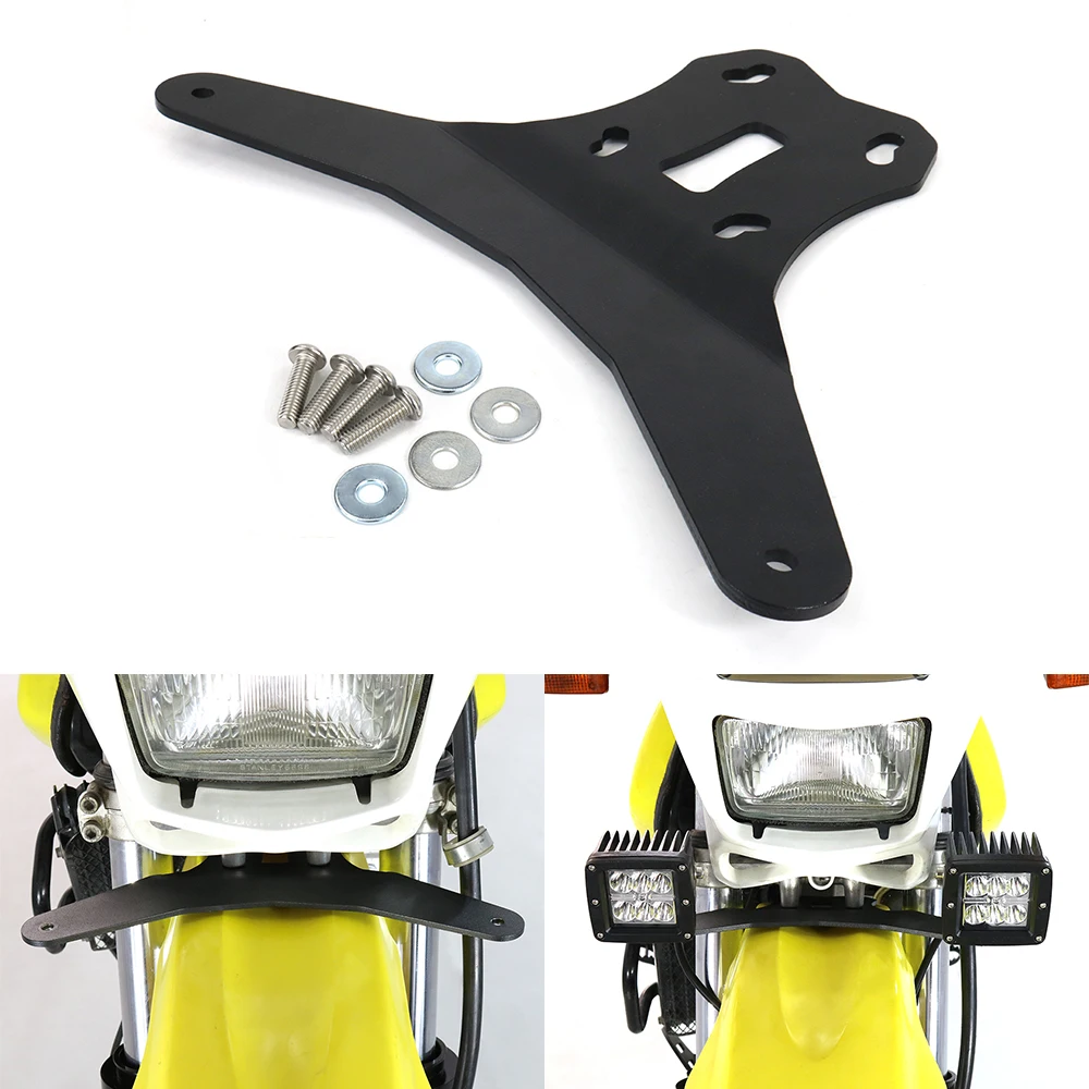 Вспомогательные огни Светодиодный свет кронштейн Противотуманные фары кронштейны подходят для Suzuki DR650 1996-2021 DR 650