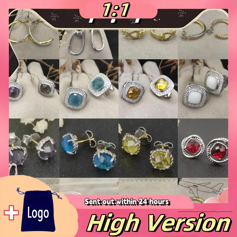 Bolsas E Caixas De Joias Premium Brincos DY Na Moda Ideais Para Festivais Casais 2024