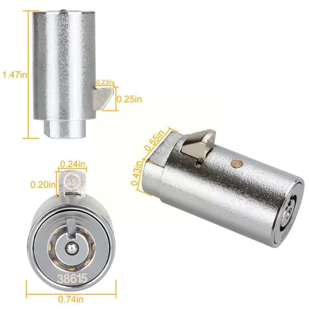 Vending Machine Replacement Cylindrical Lock Core Mailbox Tubular Cabinet 19mm Press E4z0 | Обустройство дома
