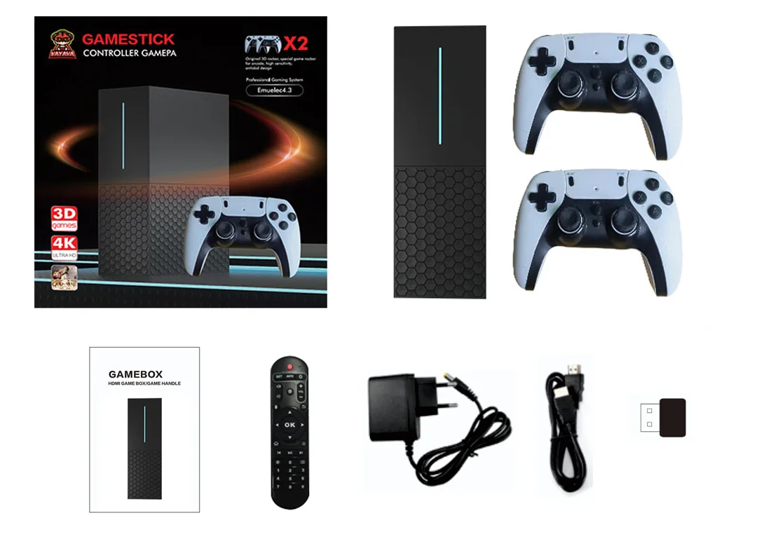 Набор микросхем S922x 500 г жесткий диск ТВ-игровая коробка X12support 50 игровой эмулятор