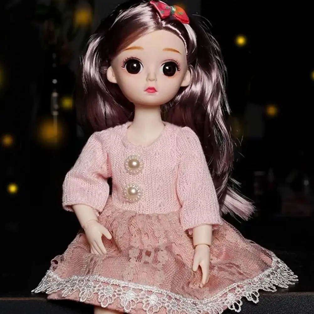 

Princess Doll Beauty Plastic No Odor Simulation Hair Girlish Doll for Photo Prop Doll Toy Girls Doll Toy