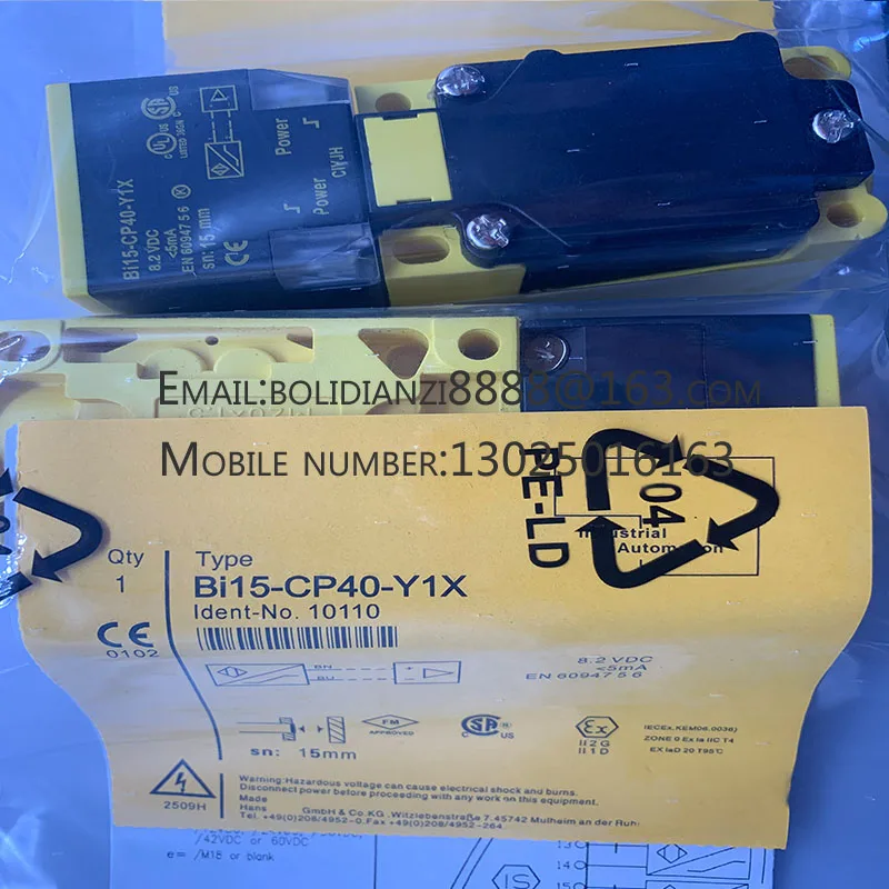 BI15-CP40-Y1X BI15-CP40-Y1X/S97 NI15-CP40-Y1X Новый оригинальный датчик приближения