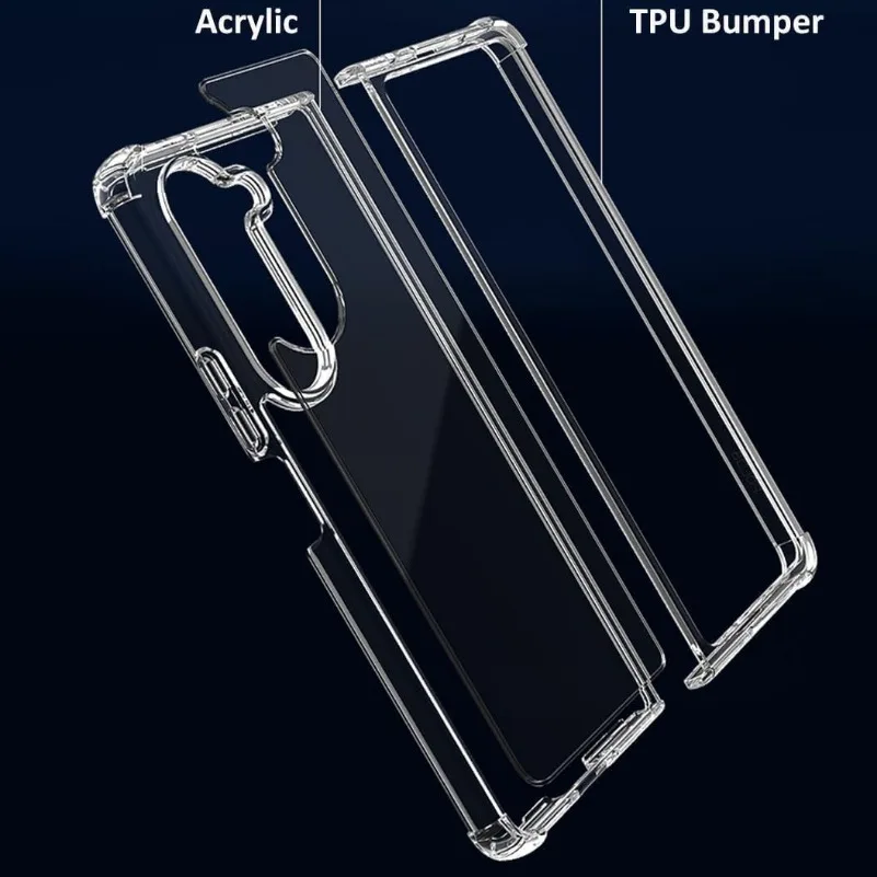 Прозрачный чехол-бампер для Samsung Galaxy Z 6 воздушных подушек 5 4 3