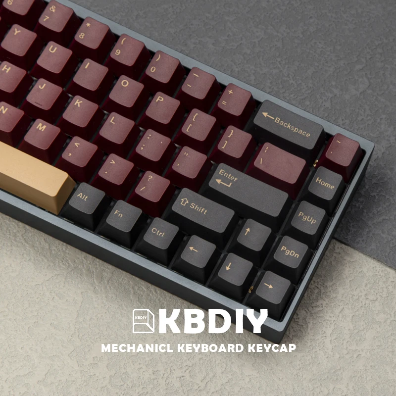KBDiy GMK красная самурайская OEM профильная клавиатура с 135 клавишами механическая DIY