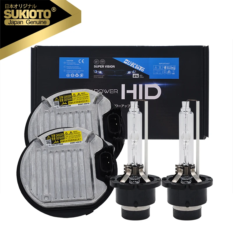 

SUKIOTO JAPAN D2S D2R D4R D4S HID Xenon Headlight Car Light Bulb Ballast Kit For Toyota Lexus 85967-45010 85967-02010 8596745010