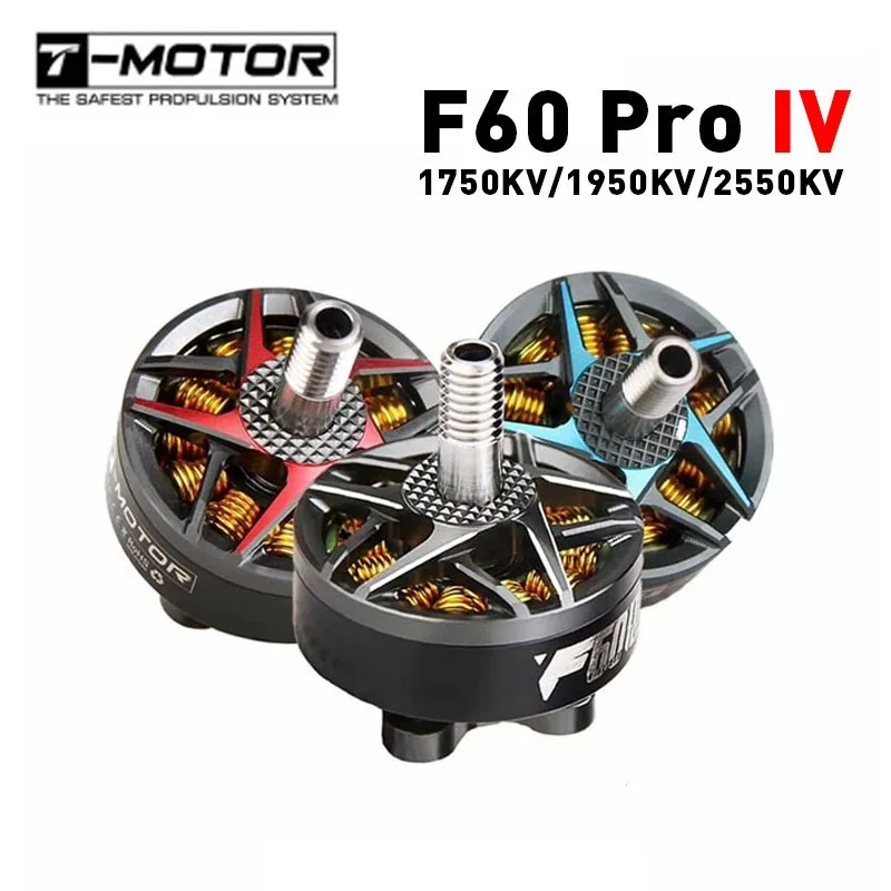 

T-Motor F60 Pro IV IIII 2207 1750KV 2550KV 5-6S Brushless Motor T5147 T5150 Props for RC FPV Racing Drone Freestyle Frame