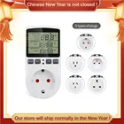 Многофункциональная розетка с таймером, термостат, цифровой регулятор температуры, розетка с таймером, переключатель нагрева, охлаждения, переменный ток 110 В  230 В