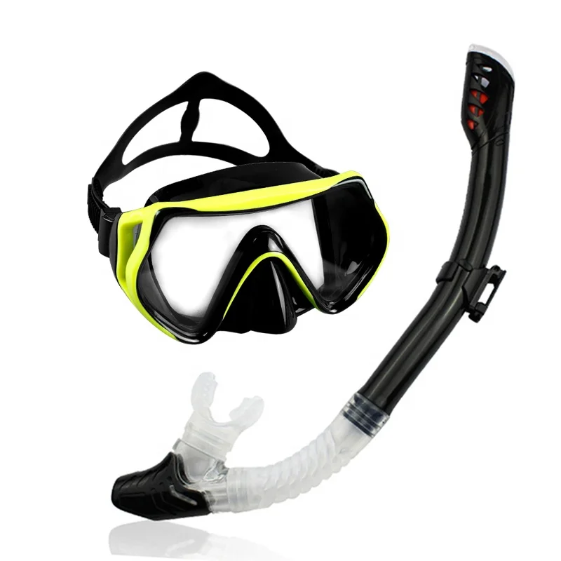 

Professional High Quality Snorkeling Snorkel Mask Diving Snorkels Set for Adult