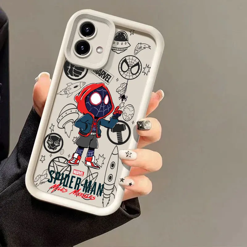 Фото Чехол для телефона SPIDERMAN Miles Morales Gwen для Motorola Moto G06 G56 G86 G96 G100 Edge 60 70 Fusion 50 Pro 40 Neo G85 G84 G75 №5