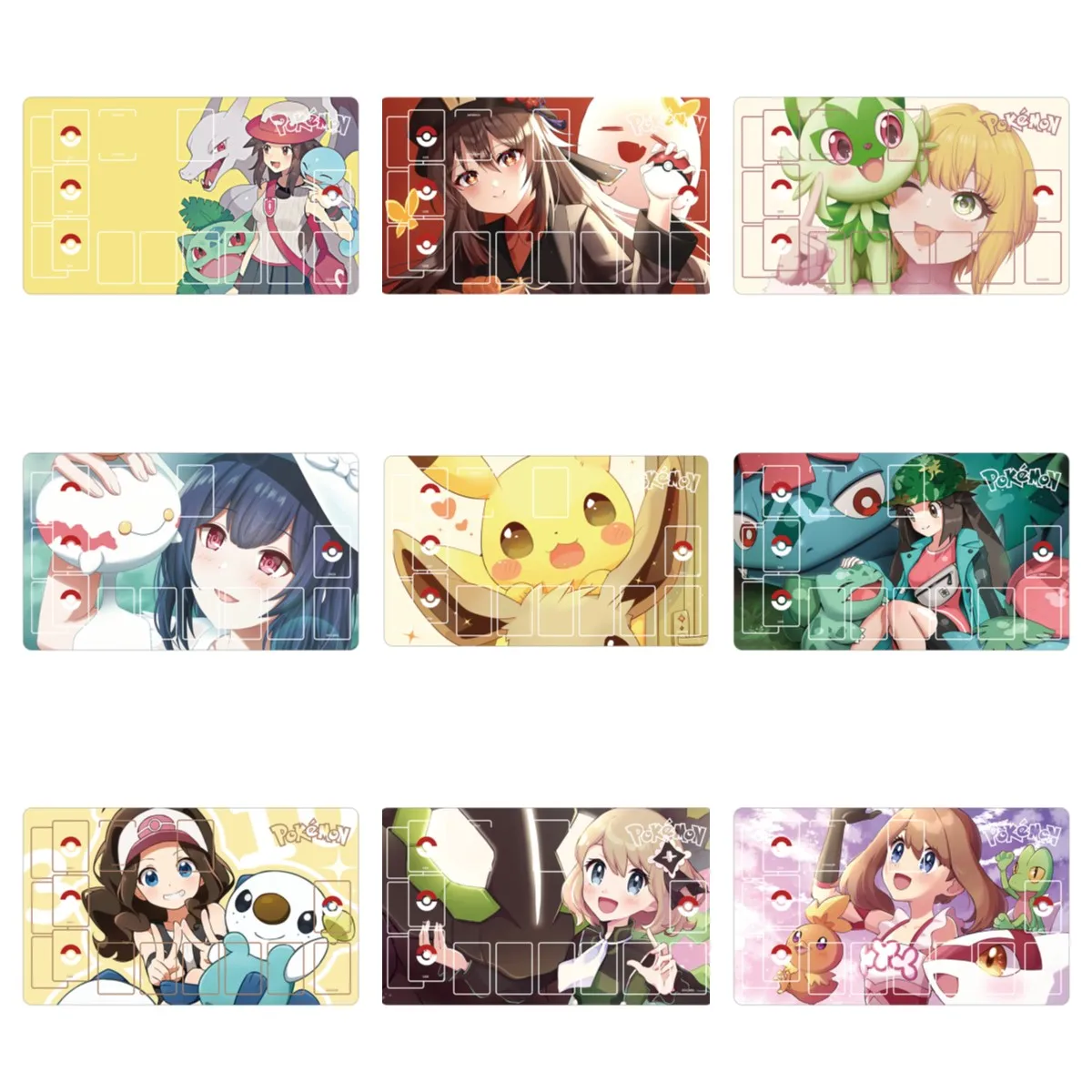 

60*35*0,2 см PTCG Покемон специальный игровой карточный коврик Битва против Пикачу; Чаризард Сквиртл Покемон тренер аниме игрушки подарки