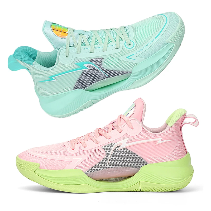 QNX-2399 High Quality Mens Basketball Sneakers Low-top Training Sports Trainers Womens Breathable Cushion Basketball Shoes 2023