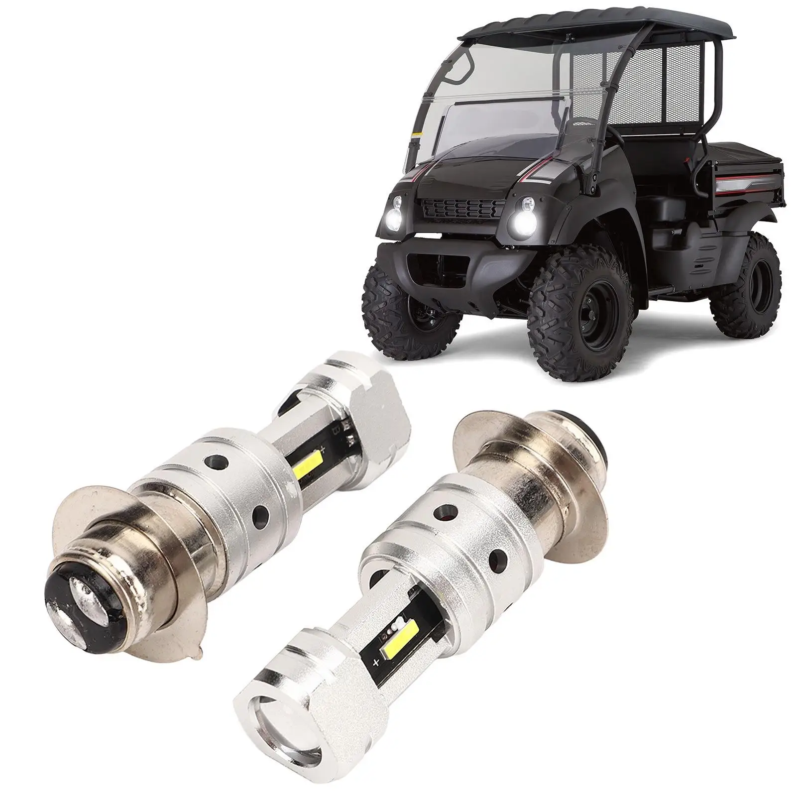 Светодиодная лампа для мотоцикла 100 Вт быстрое охлаждение двойная оптическая