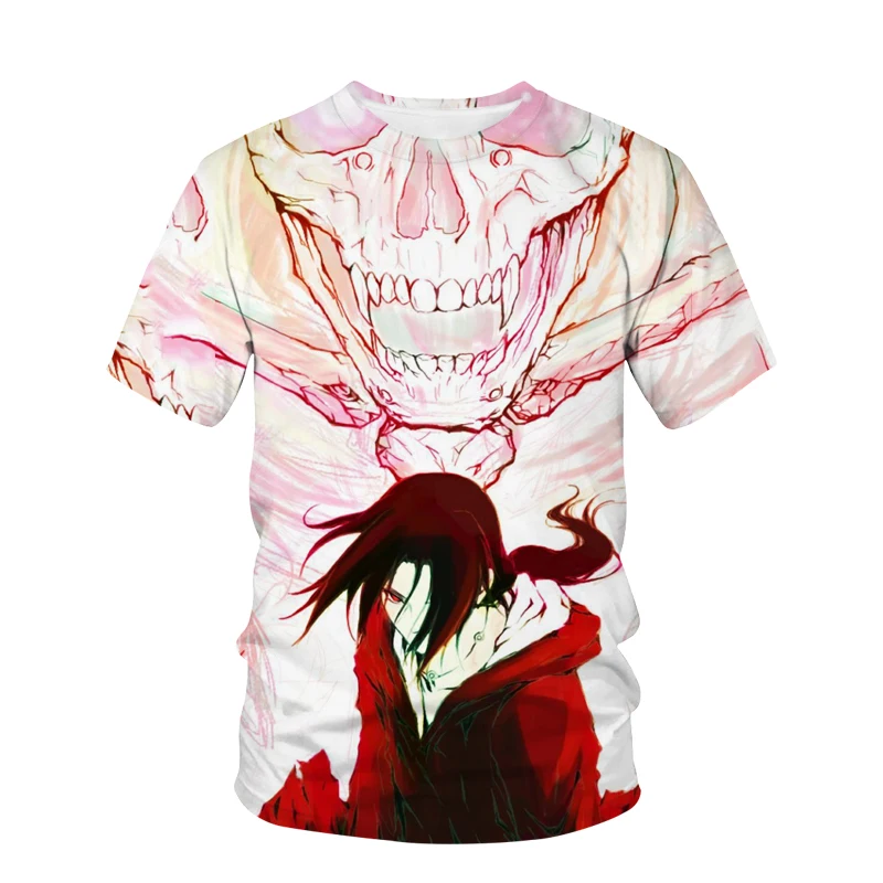 

Футболка мужская оверсайз с коротким рукавом, Повседневная рубашка с 3D-принтом из японского аниме Наруто, для косплея Наруто, лето