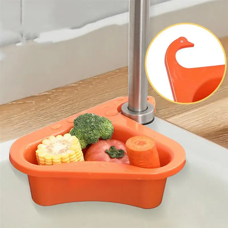 

4pcs Kitchen Leftover Sink Strainer Sink Swan Drain Basket Hanging Drain Basket Leftover Soup Drain Basket Hanging Drain Rack