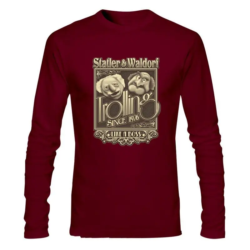 

Man Clothing New Vintage Show Muppet Statler Waldorf T Shirt Male High-Q Graphic Print T-Shirt Round Neck S-6XL Quality Cotton C