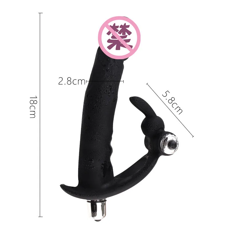 Двойное кольцо вибкольцо мужское с кольцом на пенис в маске пары мужа и жены |