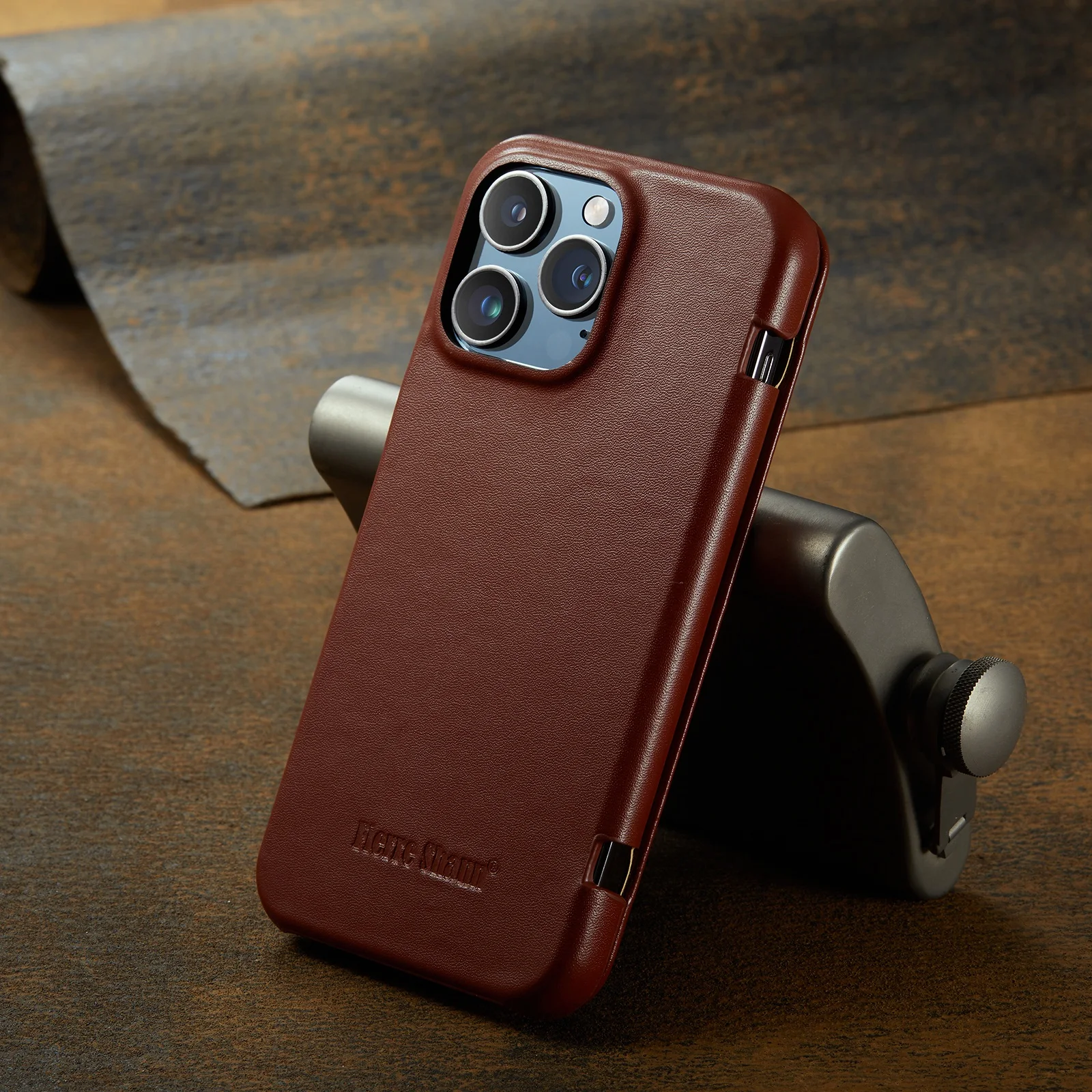 Чехол премиум-класса из воловьей кожи для iPhone 15 Pro Max 14 13 12 Mini 11 XS XR X 8 7 Plus SE 2022