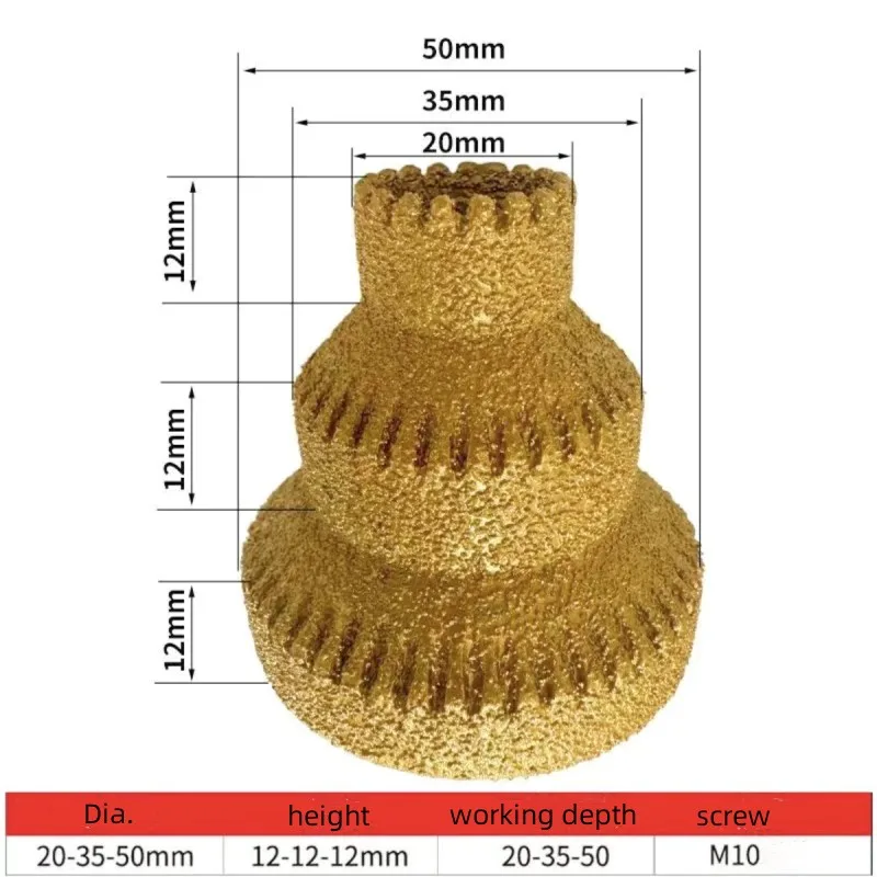 

Пилообразное колонковое буровое долото M10