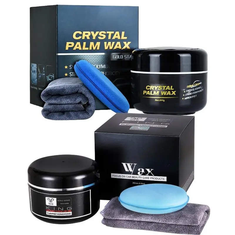 Car Wax Paint Correction Kit Autos Long Lasting Detailing Kit Vehicle Maximum Gloss & Shine Body Compound Paint Repair Wax