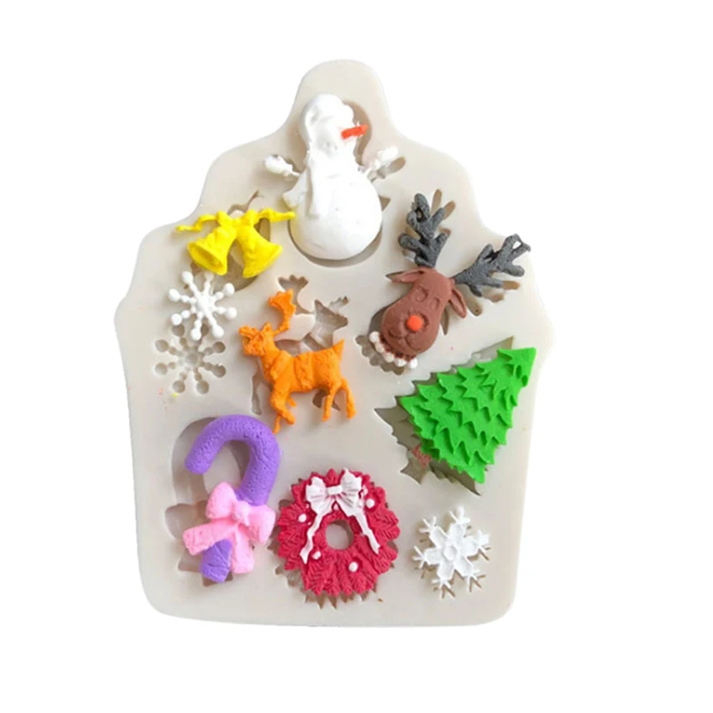 

Силиконовая форма для рождественской елки, торта, цветочная форма для кексов, шоколада, печенья, конфет, форма для выпечки «сделай сам»