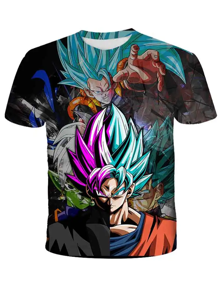 Dragon Ball Son Goku COS À Capuche Hommes Femmes à manches courtes T-shirt Tops Tee Shirts