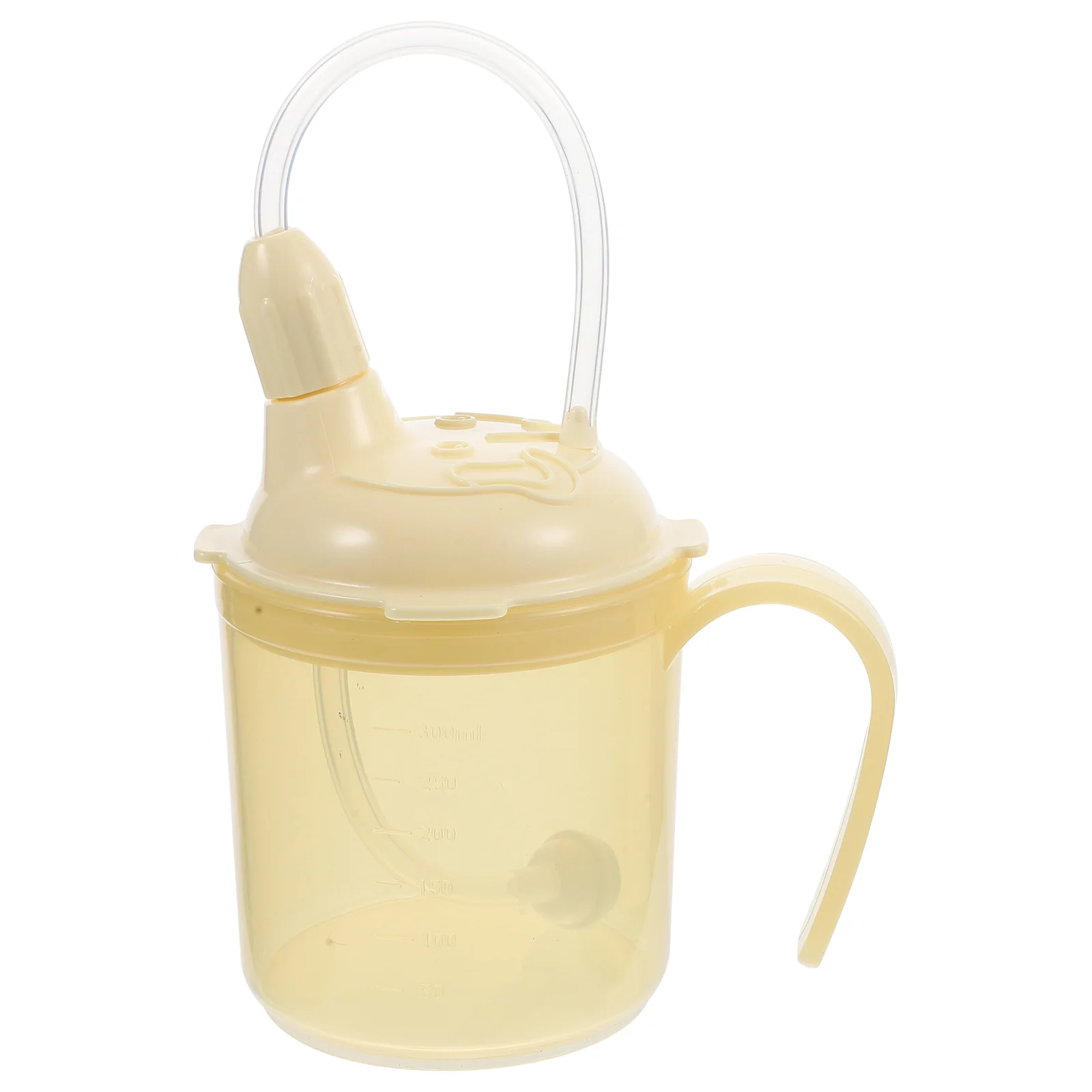 

Disabled Patient Water Cup Unbreakable Straw Drinking Cup Leakproof Convalescent Feeding Cup