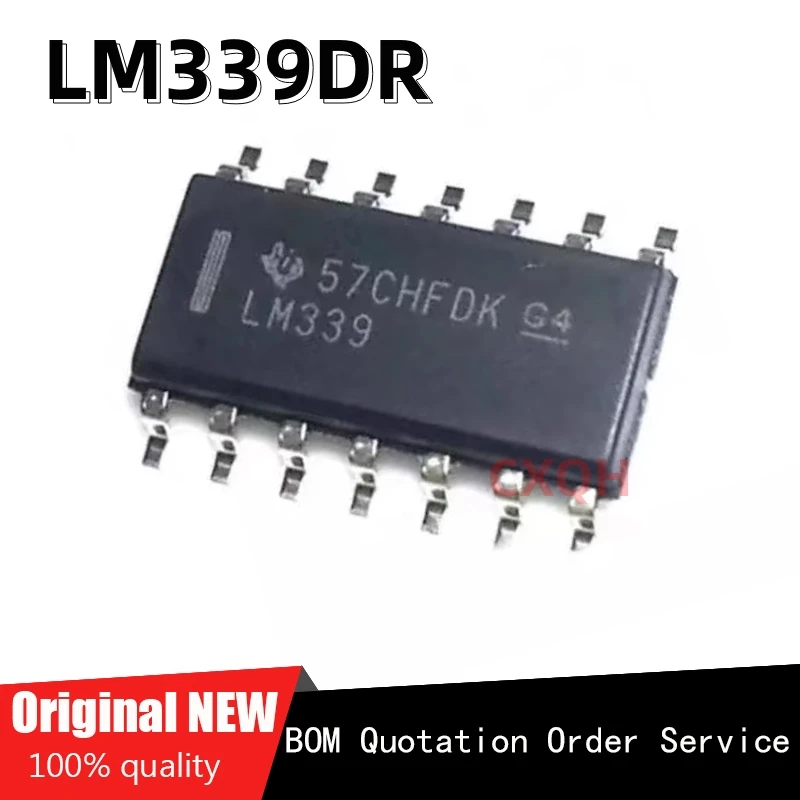 20 шт./партия, чипсет LM339DR LM339D LM339 SOP14 IC 100% Новинка