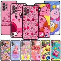 hot game kirby phone case for samsung galaxy a72 a12 a52 a51 a71 a21s a02s cover a32 a11 a31 a41 a52s a22 a13 a03s silicon capa