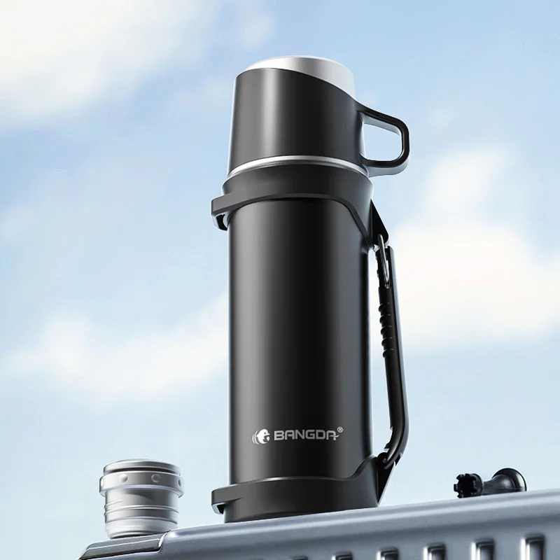 Insulated Thermos Bottle Stainless Steel Coffee Portable Camping Kettle Tea Vacuum Yerba Mate Pote Termico Thermos For Water