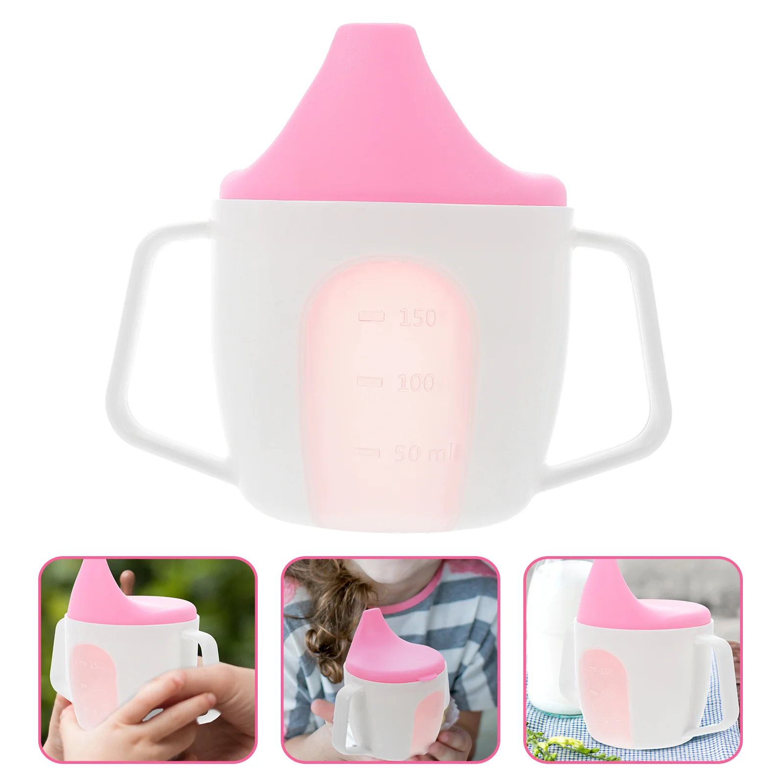 

Feeder Double Handle Drinking Cup Training Cups Babies Multipurpose Plastic Pp Sippy Kids Water Child Bottles