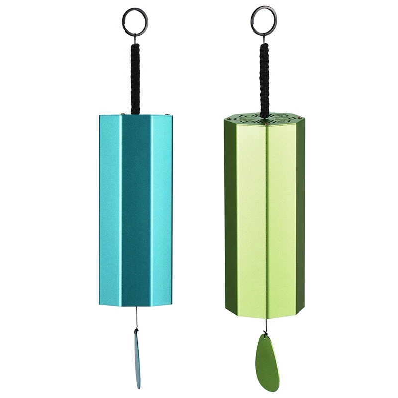 

1 PCS Metal Wind Chimes Meditation Chord Windchime Windbell For Outdoor Garden Patio Home Decoration Meditation (Green)