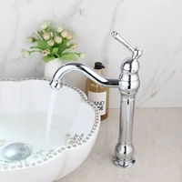 yanksmart bathroom basin sink polish chrome mixer tap basin faucet deck mounted sink faucet torneira washbasin water tap