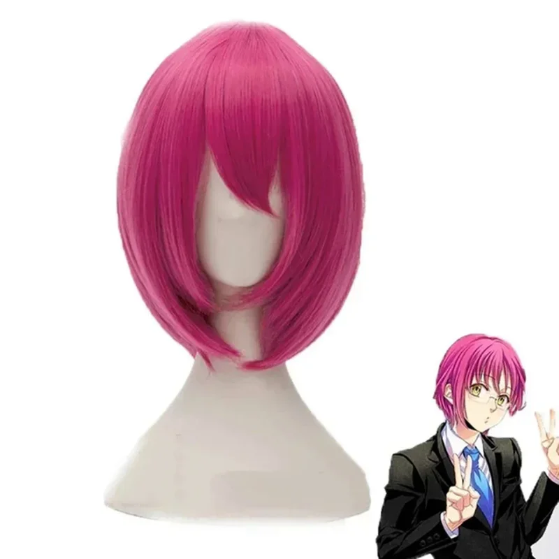Cosbao The Seven Deadly Sins Gowther Косплей парик розовый красный