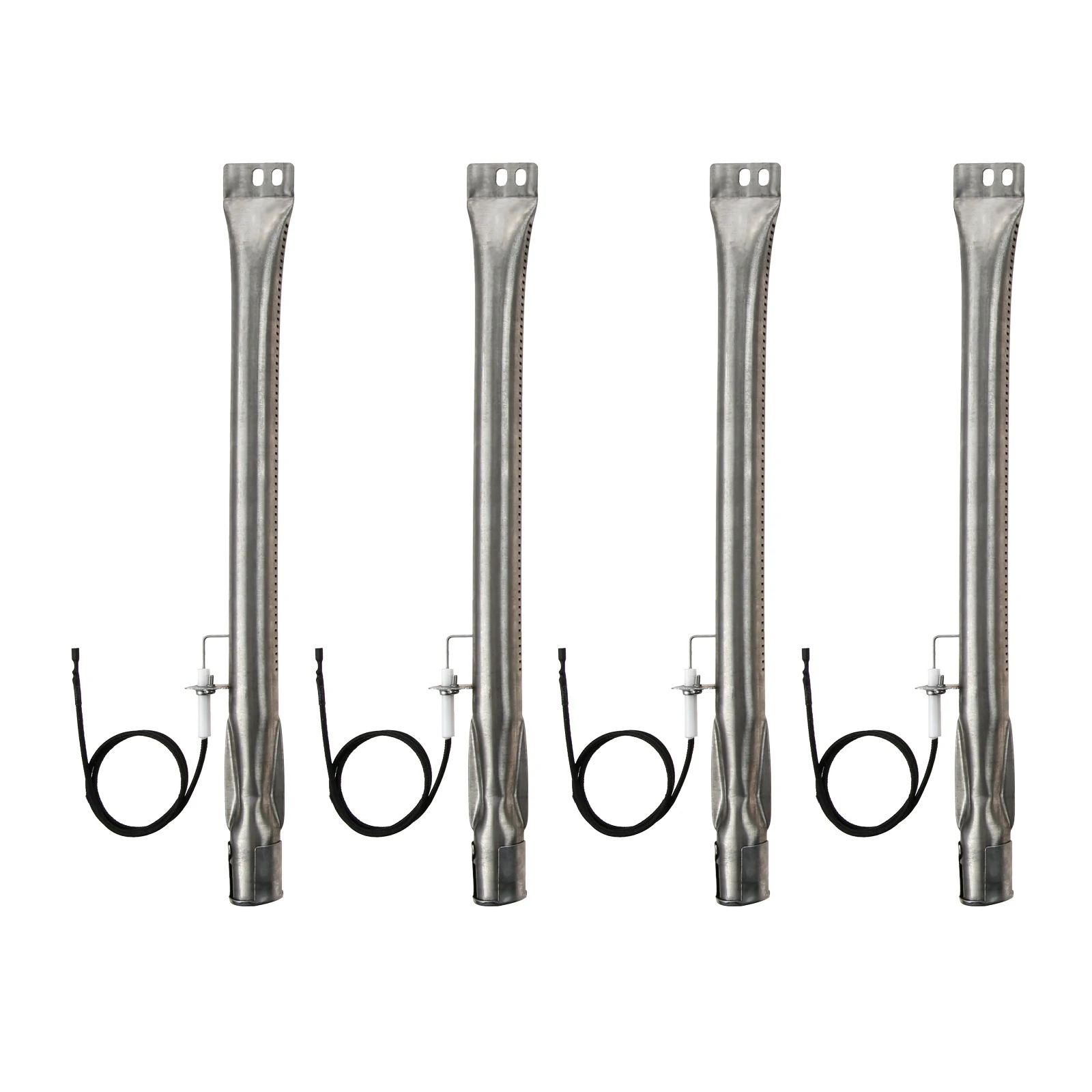 

4Set 304 Stainless Steel Grill Burner Pipe for Brinkmann 810-2511-S, 810-2512-S, 810-3660-S, 810-4220-S with DIY Electrode Spark