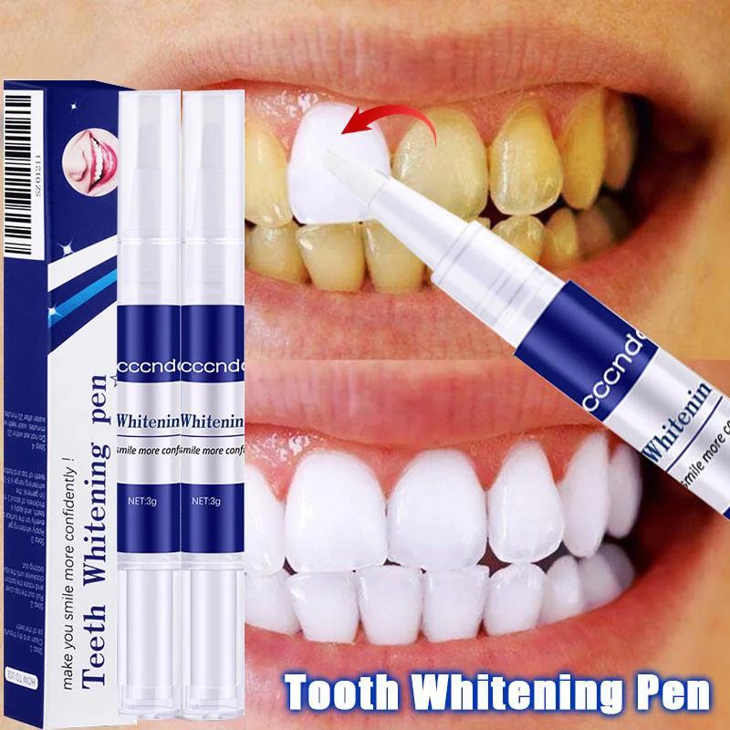 

Teeth Whitening Pen Remover Plaque Stains Dental Bleach Fresh Breath Instant Smile Teeth Whitening Gel Dentistry Care Products