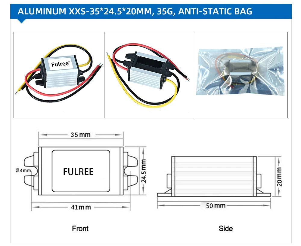 12V to 3.3V 3.7V 4.2V 5V 6V 7.5V 9V DC DC Step Down Car Power Converter 12 Volt Convert to 5 6 9 Volt Buck Voltage Regulator images - 6