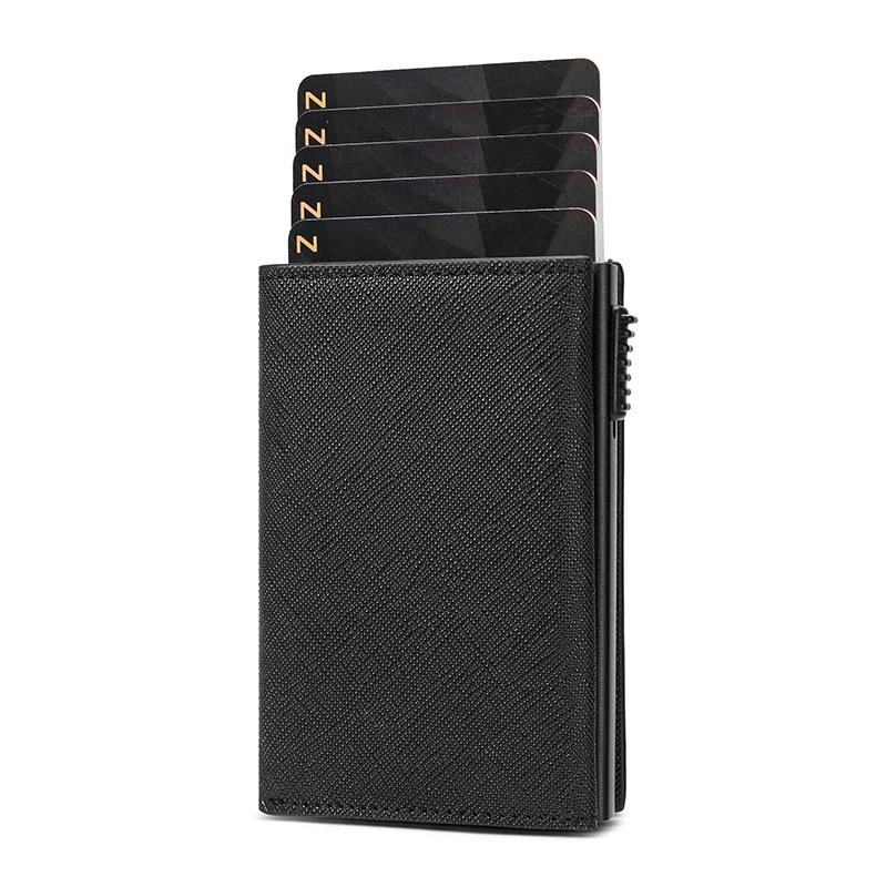 

Bisi Goro Smart Wallet For Men Anti-theft RFID Credit Card Holder Case Customized CardHolder Simple Wallets Womens' Pure Purse