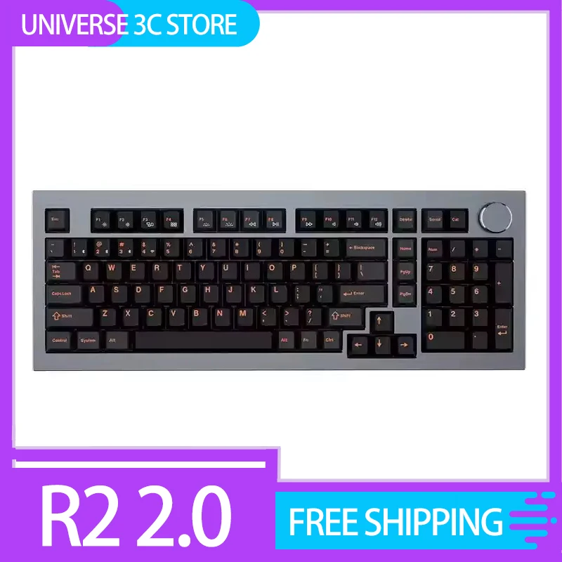 Jamesdonkey R2 2 0 механическая клавиатура трехрежимная беспроводная с возможностью