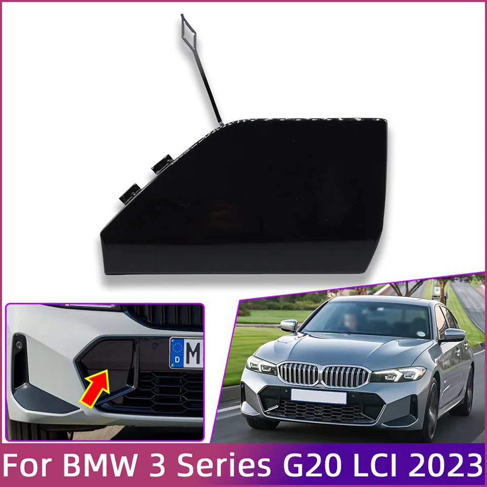 

Автозапчасти, крышка переднего бампера прицепа, буксировочный крючок, крышка для нового BMW 3 G20 LCI 2022 2023, Высококачественная окрашенная