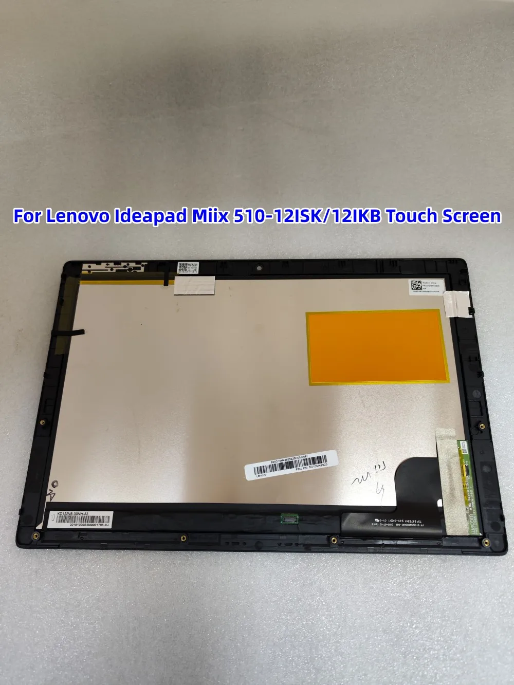 

Miix 510 12ISK Touch Screen 5D10M42923 For Lenovo Miix 510-12IKB LCD Display Replacement