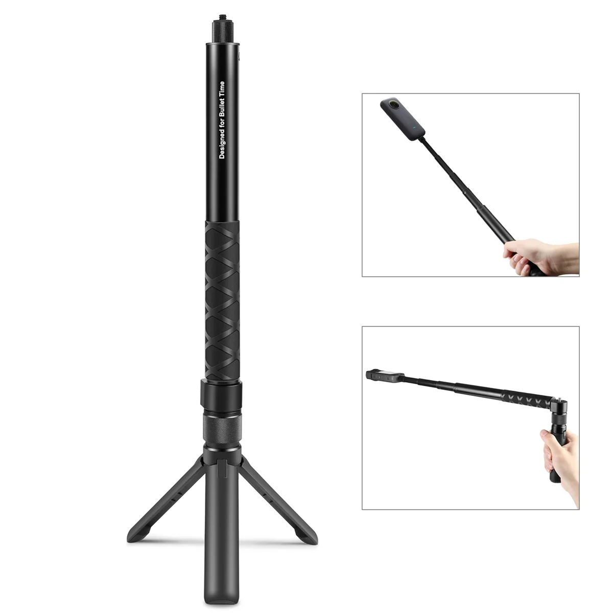 Поворотная ручка Настольный Штатив стойка для Insta360 X3 контроллер времени 110 см
