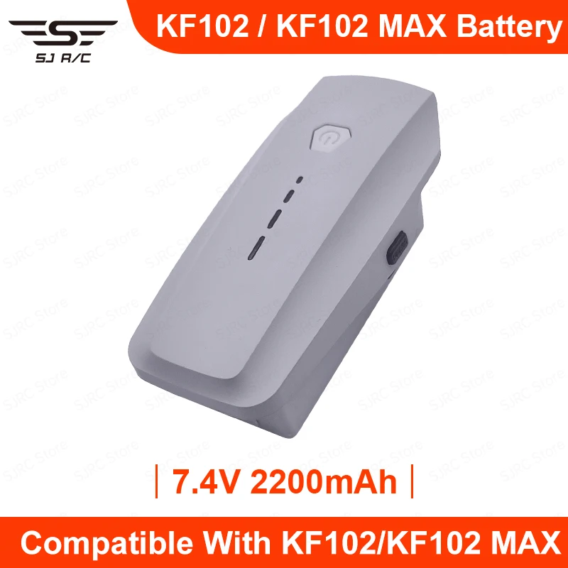 

Аккумулятор для дрона SJRC KF102 Max, 7,4 В, 2200 мАч, макс. время полета 22 мин., оригинальные аксессуары KF102