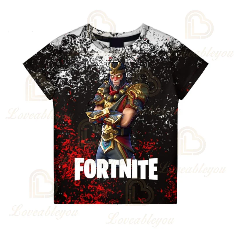 Футболка детская с коротким рукавом 3d в стиле Харадзюку |