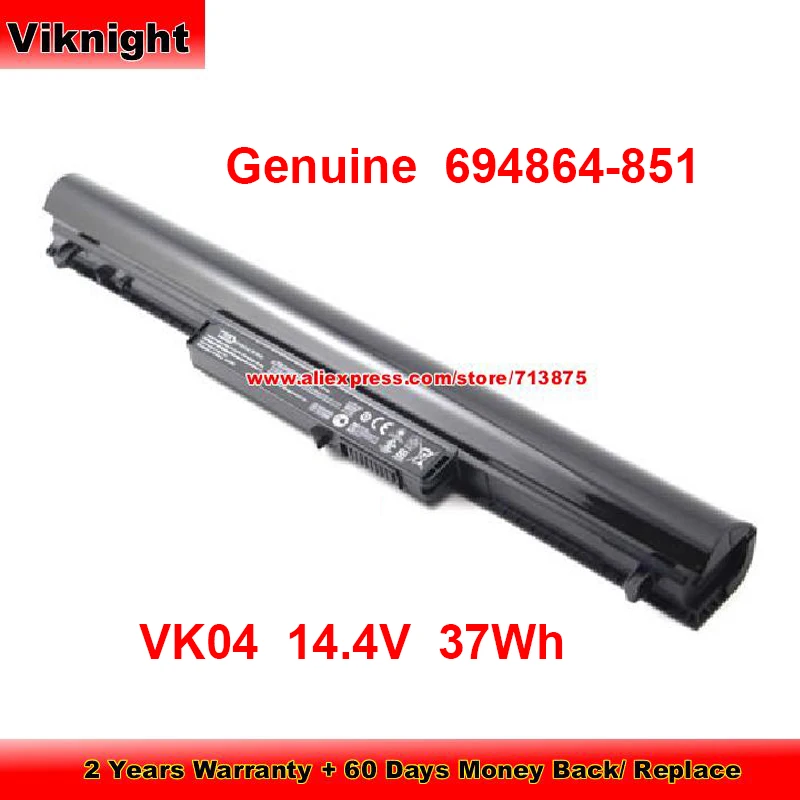 Оригинальная батарея VK04 для Hp Pavilion 14t 14-B008SA 15-B035SL 15-B151SG 14-B001AU 15-B105EU 15-B113TX 14,4 V 37Wh