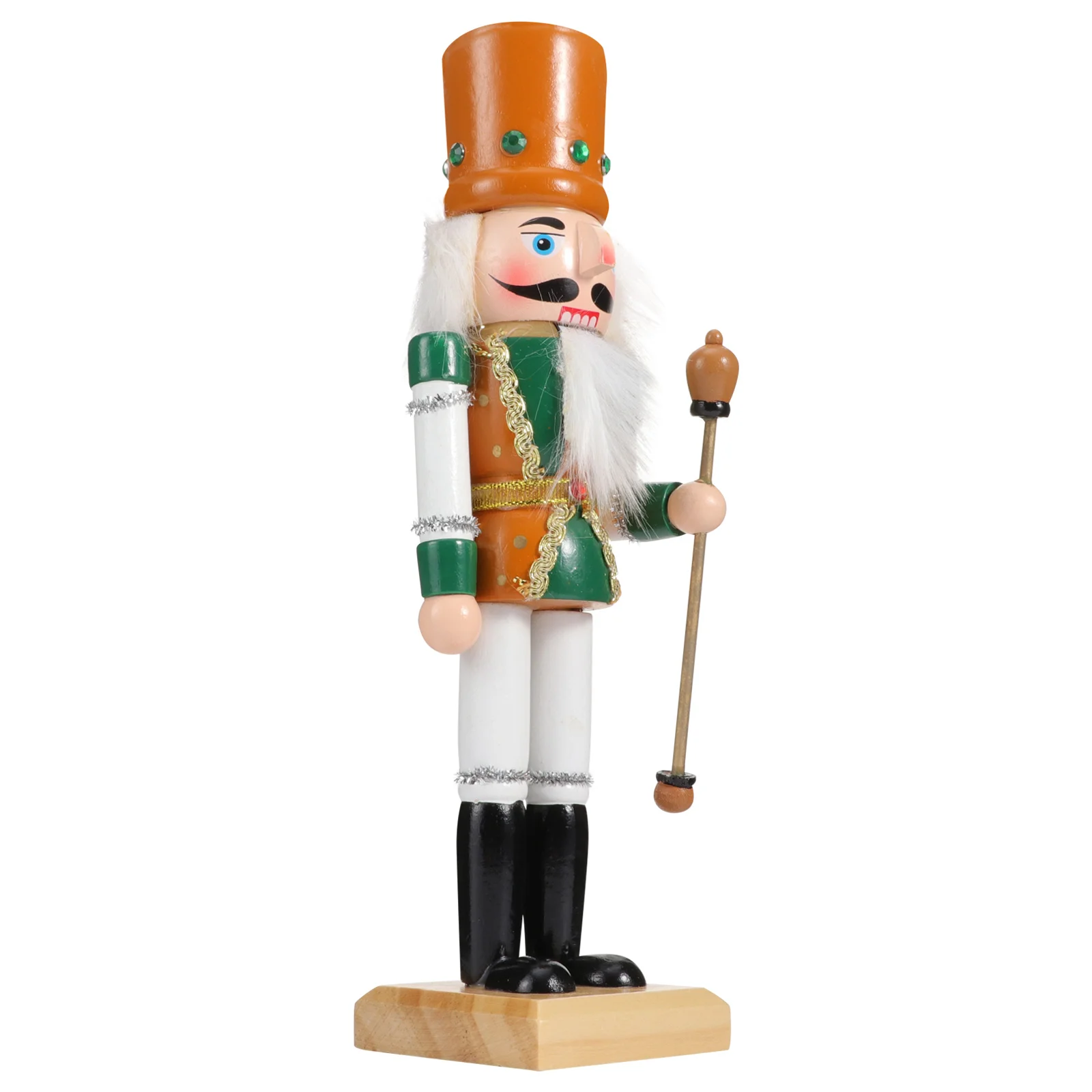 

Nutcracker Christmas Decorations Soldier Figures Wooden Ornaments Walnut Figurines Nutcrackers Decor Puppet Holiday Puppets