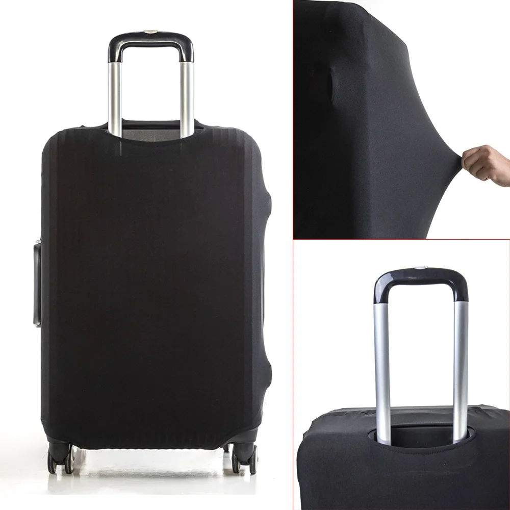 Luggage Case Protective Cover Diamond Letter Pattern Travel Elastic Duffle Luggage Dust Cover for 18-28 Inch Suitcase 2022 New