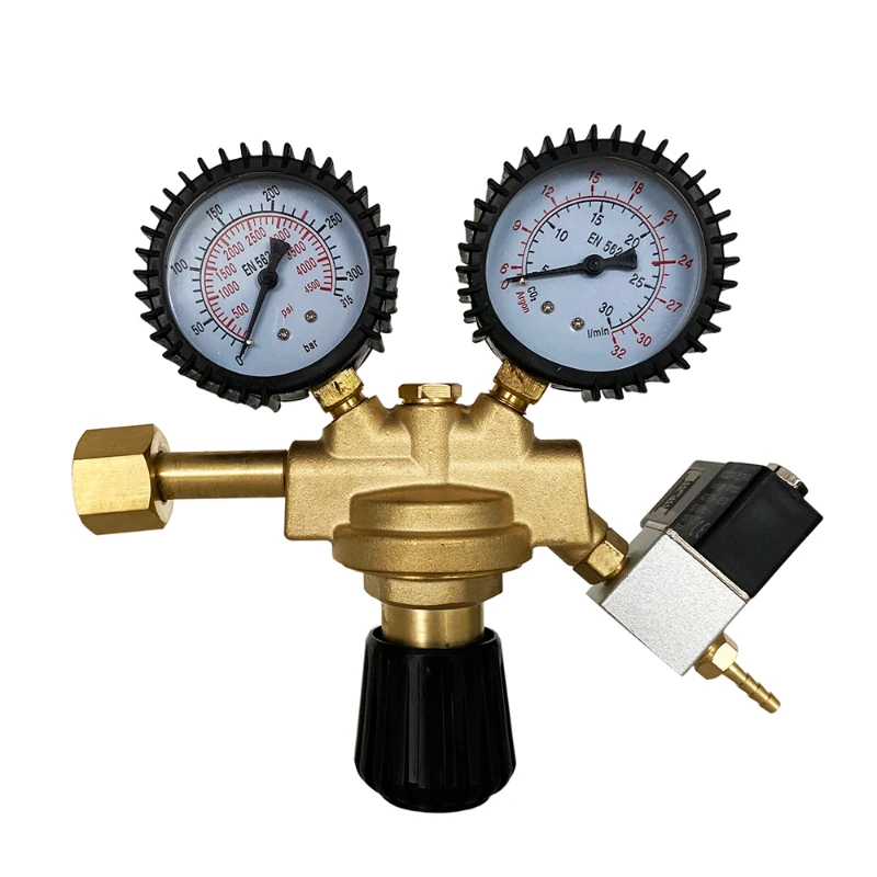 

Argon/CO2 Mig Tig Flow Meter Gas Regulator Flowmeter Welding Double Weld Gauge Regulator Pressure Reducer