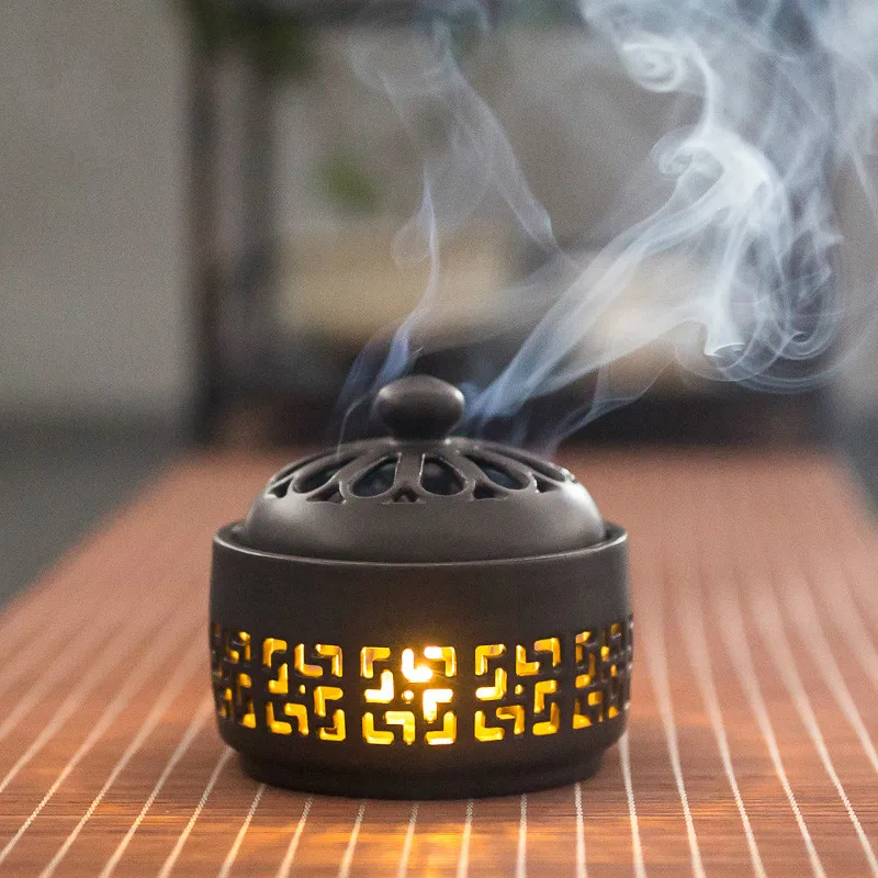 

Portabl Ceramic Incense Burner Diffuser Scentsy Insence Aromatherapy Incense Sticks Holder Aroma Diffus Incensario Home Decor