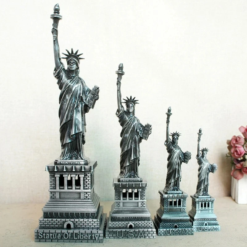 

Metal 3D World Famous Architectural Bronze Crafts Model Building Home Decor Eiffel Tower/Statue of Liberty/Empire State
